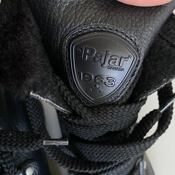 Women's Black Fur-Lined Ankle Boots - Picture 13 of 16